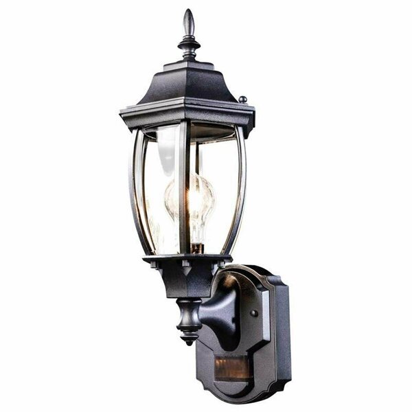 Globe Electric Ashford Motion-Sensing LED Wall Lantern - Matte Black 3010193